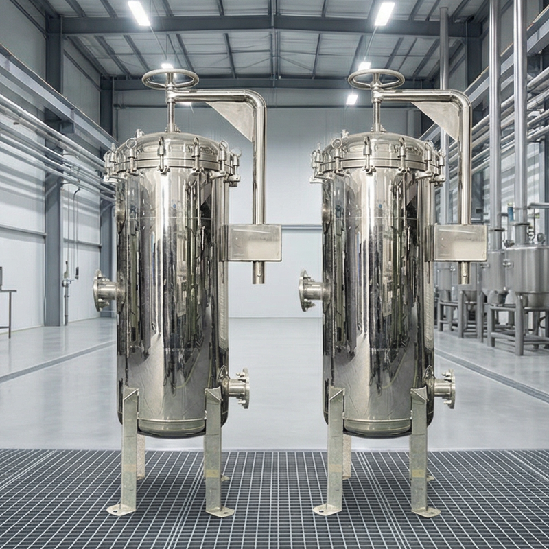 High-Pressure Quick Open Stainless Steel Precision Filter with Rocker Arm