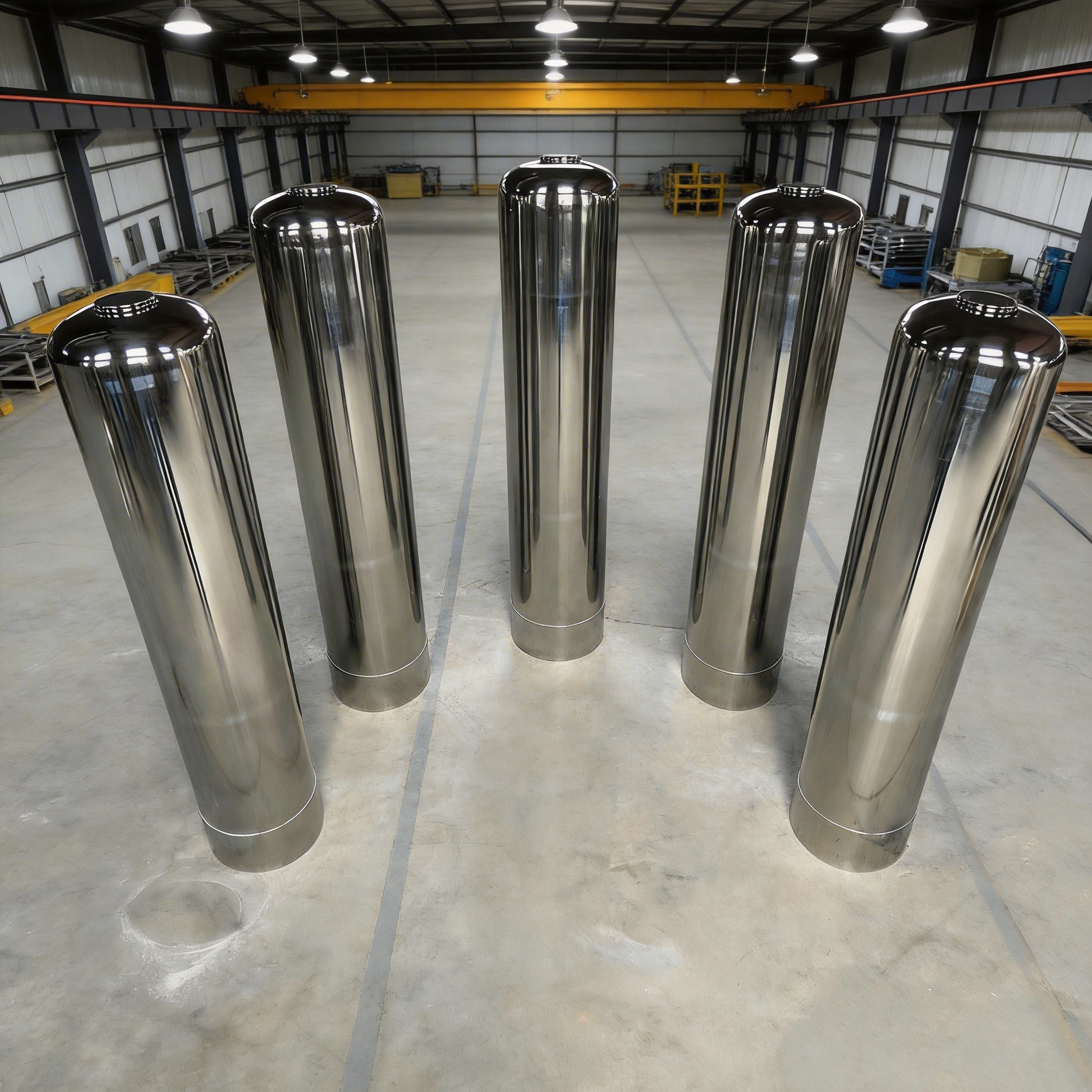 Durable Stainless Steel Water Softener Tank for Industrial Commercial Water Treatment Systems