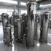 Factory Price Industrial Filtration Equipment Stainless Steel 304 316L Quick Open Precision Cartridge Filter Housing With Supporting Leg 