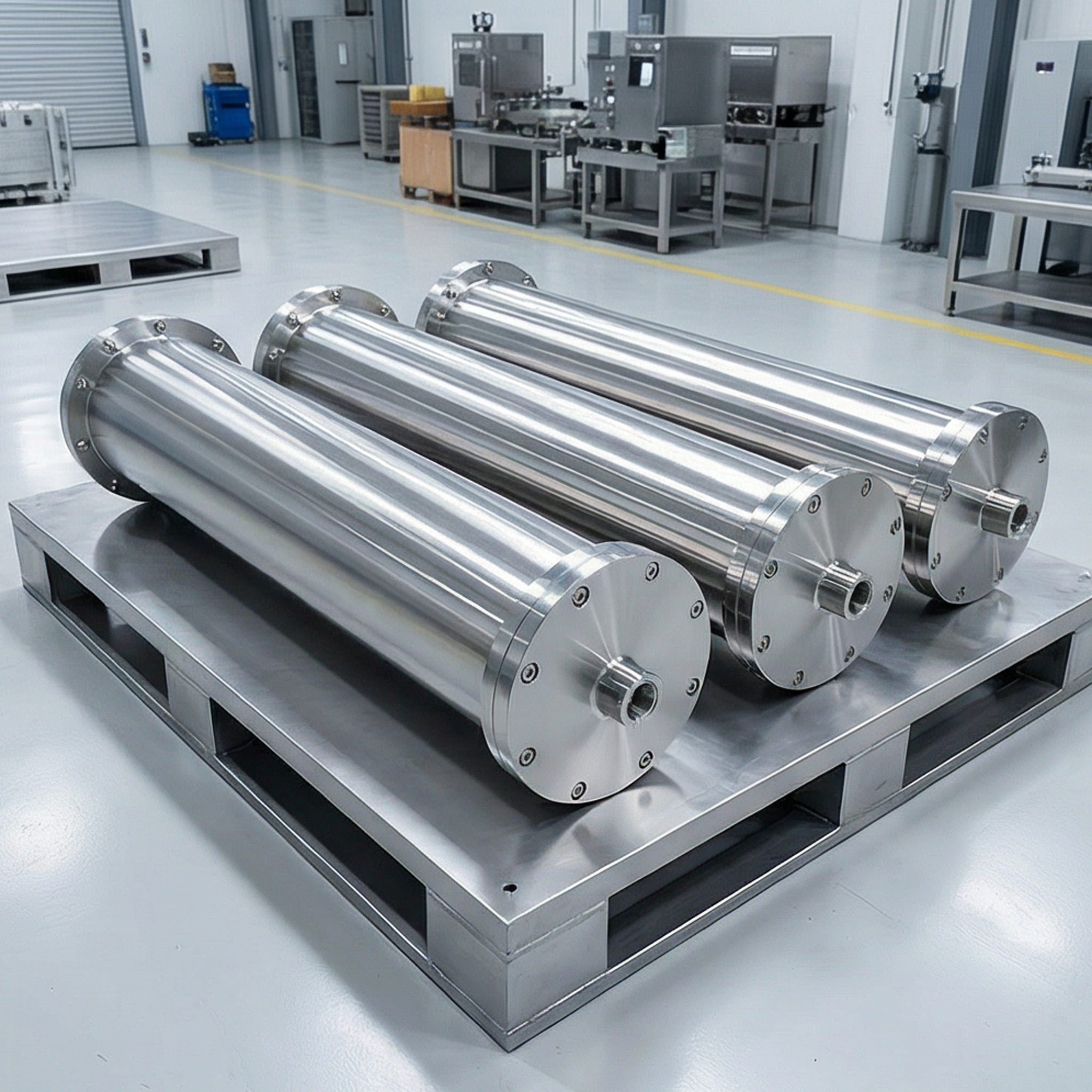 High Pressure 316L Stainless Steel Flanged Membrane Housing 300-1000 PSI for Industrial RO and Desalination