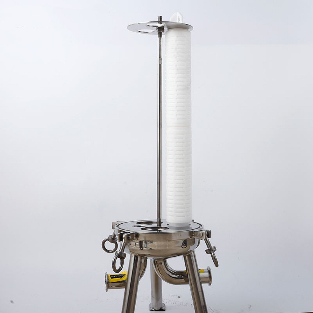 Factory Price Sanitary Food Grade Stainless Steel SS304/316L Single Multi Core Micro Filter for Chemical Industry Beverage and Juice