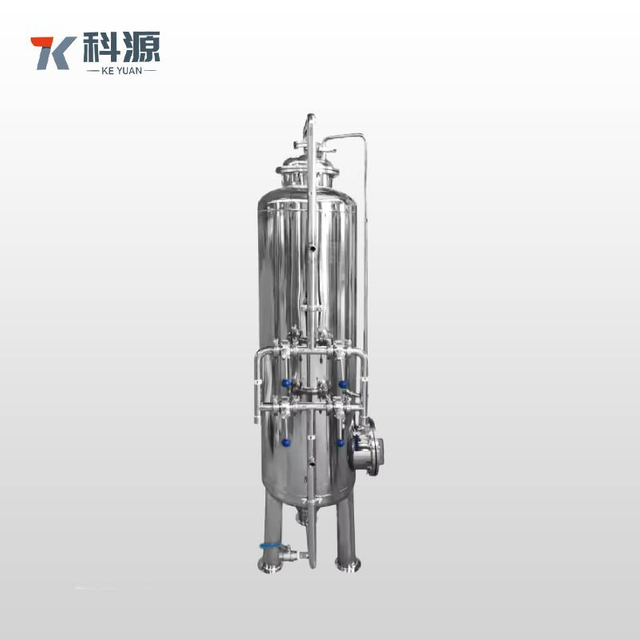 Φ500-φ2000 SS304/316L Multi-media Filter To Remove Iron And Manganese Mechanical Filter Quartz Sand Filtration System