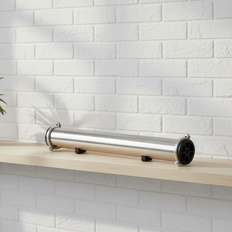 High Pressure 316L Stainless Steel Membrane Pressure Vessel 300-1000 PSI for Seawater Desalination and Industrial RO Systems