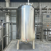 Sanitary Insulated Stainless Steel Water Tank with CIP Spray System and Temperature Monitoring for Food/Beverage Industry