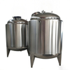 Sanitary Insulated Stainless Steel Water Tank with CIP Spray System and Temperature Monitoring for Food/Beverage Industry