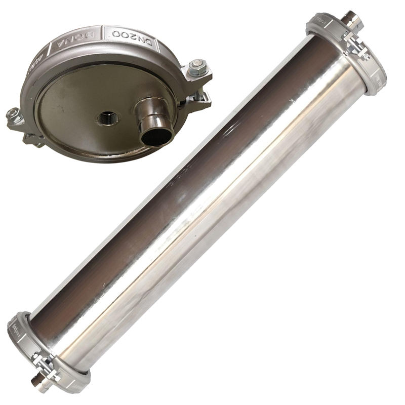 Factory Price High Quality 8040 8080 80120 80160 80200 SS304 SS316L Reverse Osmosis Coupling Membrane Housing with Side Port For RO System Filtration 