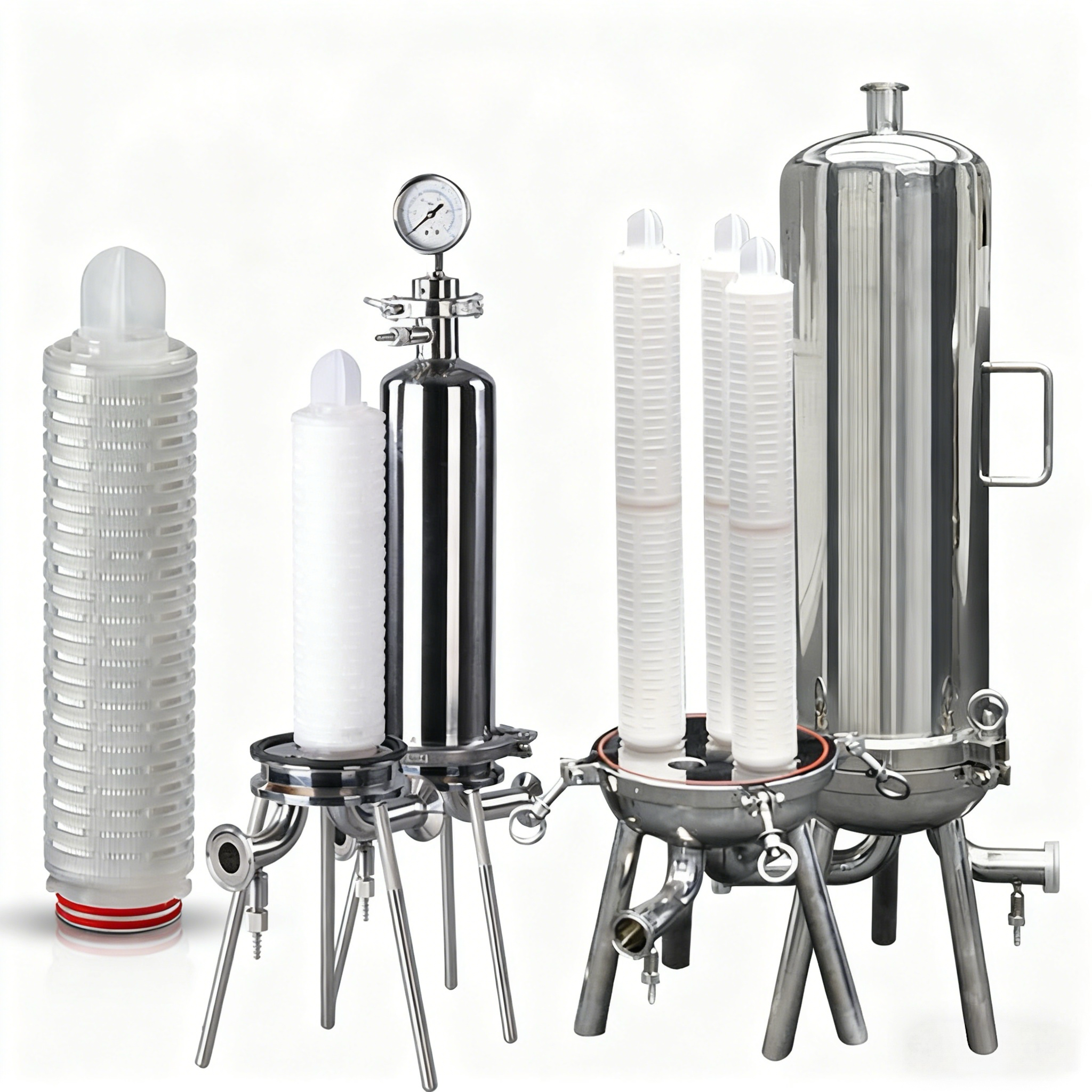 CE/FDA Certified Sanitary SS Precision Filter for Pharmaceutical Industry