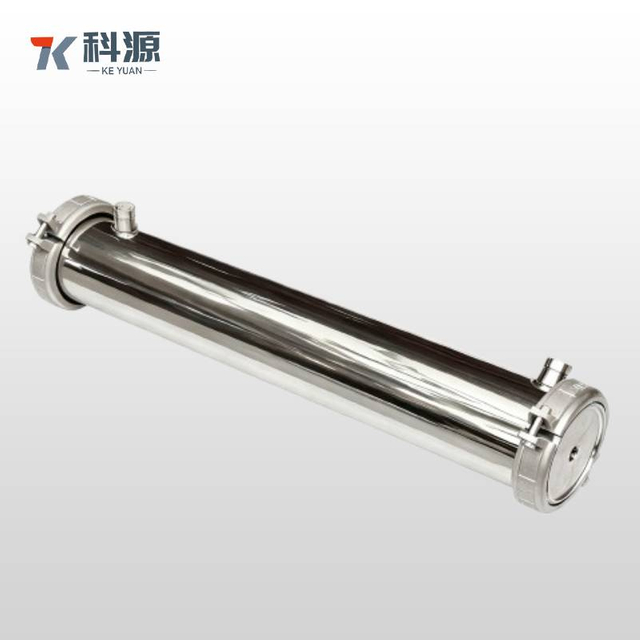 High Pressure Coupling Type Stainless Steel RO Vessel with Bevel Seat Design for Leak-Free Performance up to 150 PSI