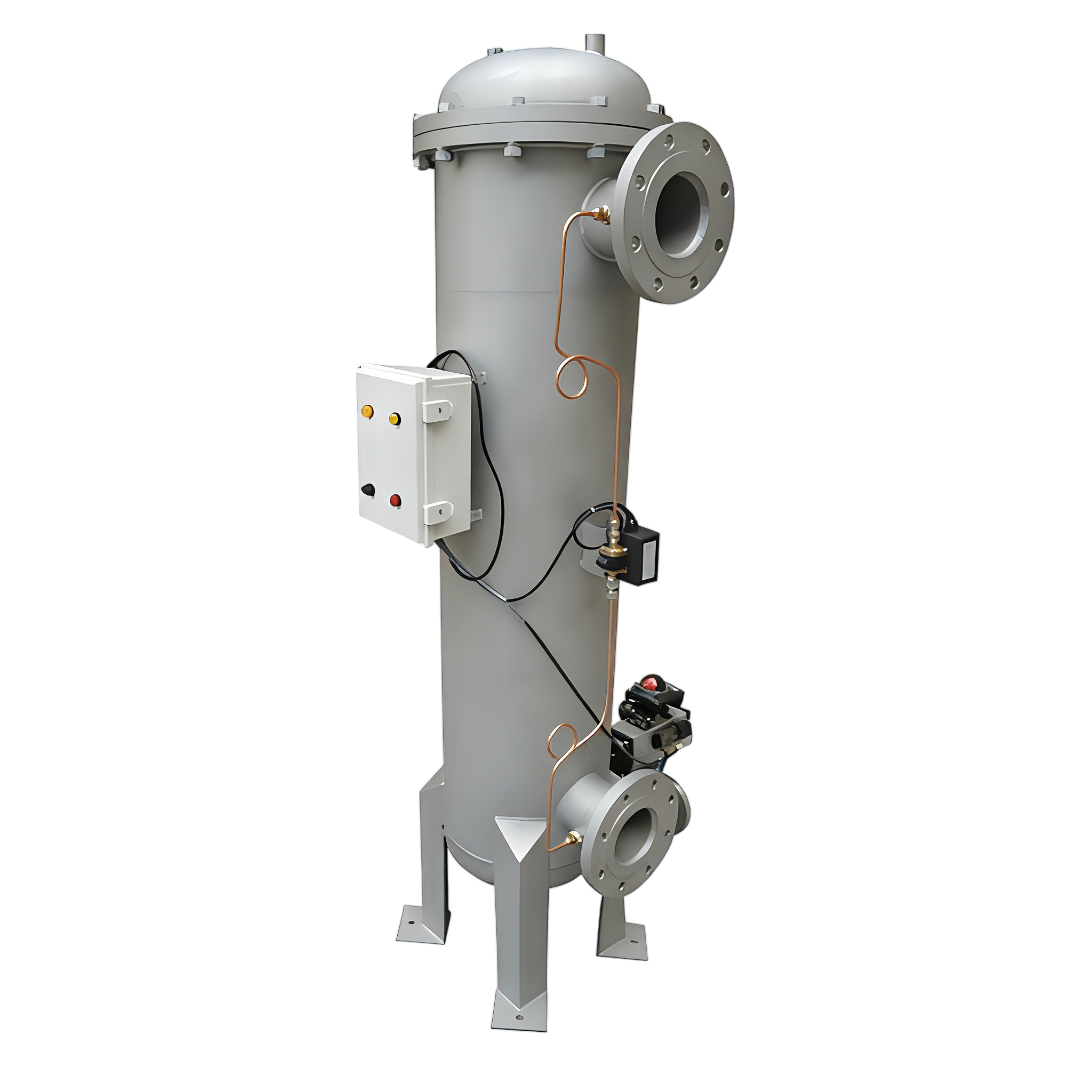 Stainless Steel Self-Cleaning Drum Filter/Microscreen with Continuous Rotation and Spray Wash for Wastewater Pre-Treatment