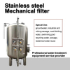 High Flow Stainless Steel Pressure Multi-Media Filter Vessel 24" to 96" Diameter for Industrial Pre-Treatment and RO System Protection
