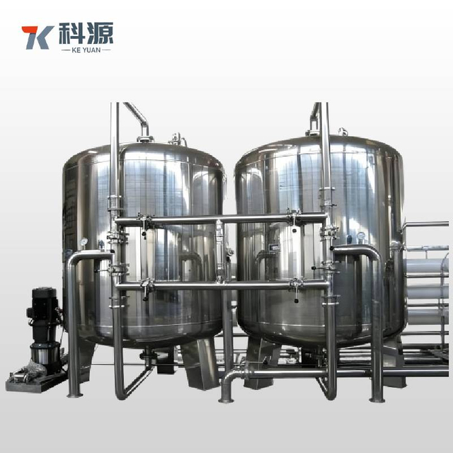Dual Tank Stainless Steel Multi-Media Filter System 100 m³/hr Continuous Operation Manufacturer